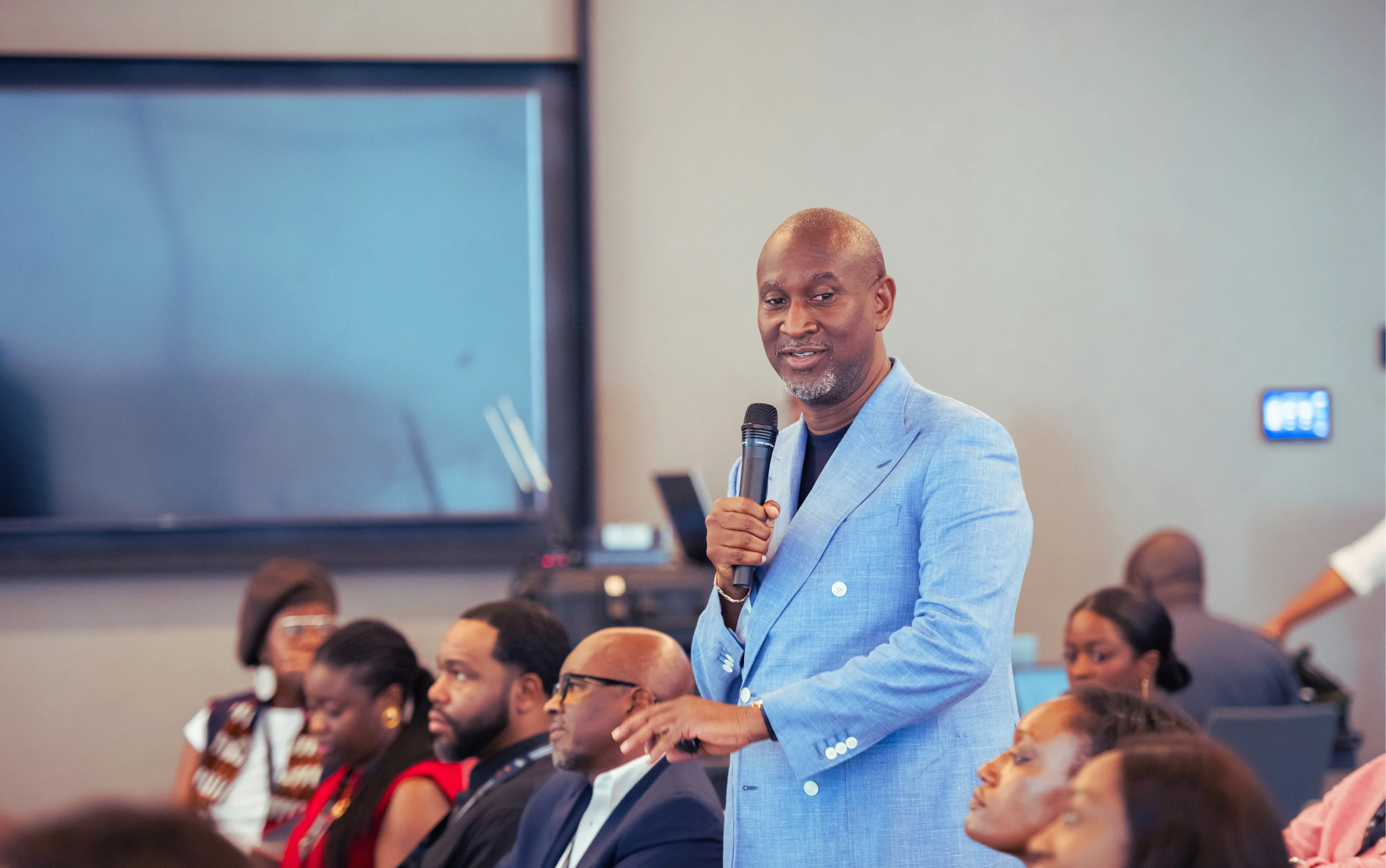 Dr Akindele Akintoye Speaking at Conference
